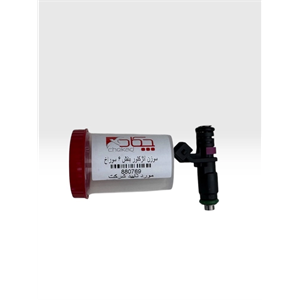 سوزن انژکتور پژو XU7 پایه بلند چکاد 880769 بنفش 6 سوراخ با بسته بندی