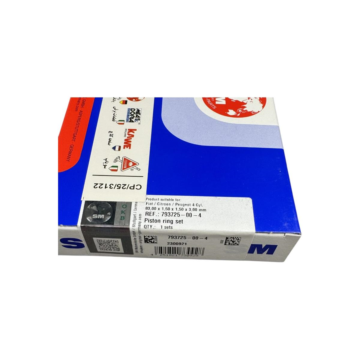 لیبل سایز رینگ موتور پژو 405 SM