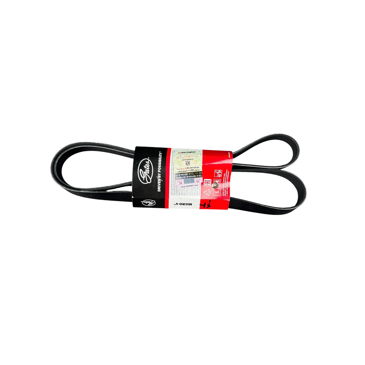 تسمه-دینام-پاورگریپ-گیتس-6PK1660-لیبل-هرینگتون